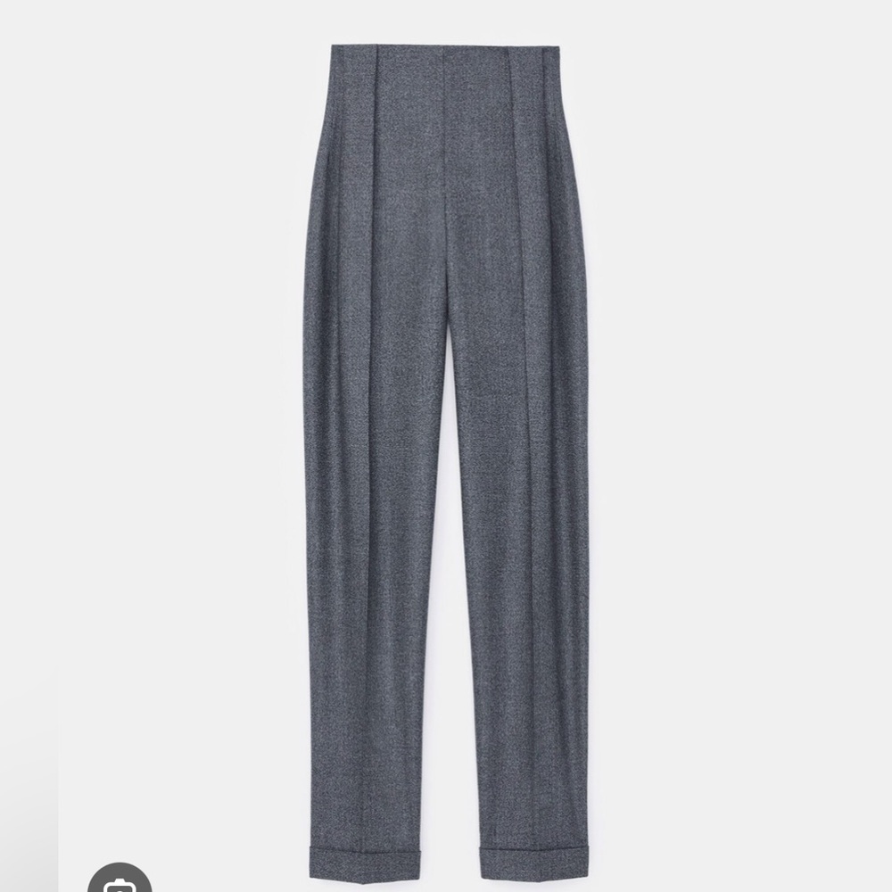Lafayette 148 Wool Pants Grey - Microweave Waverly Pant